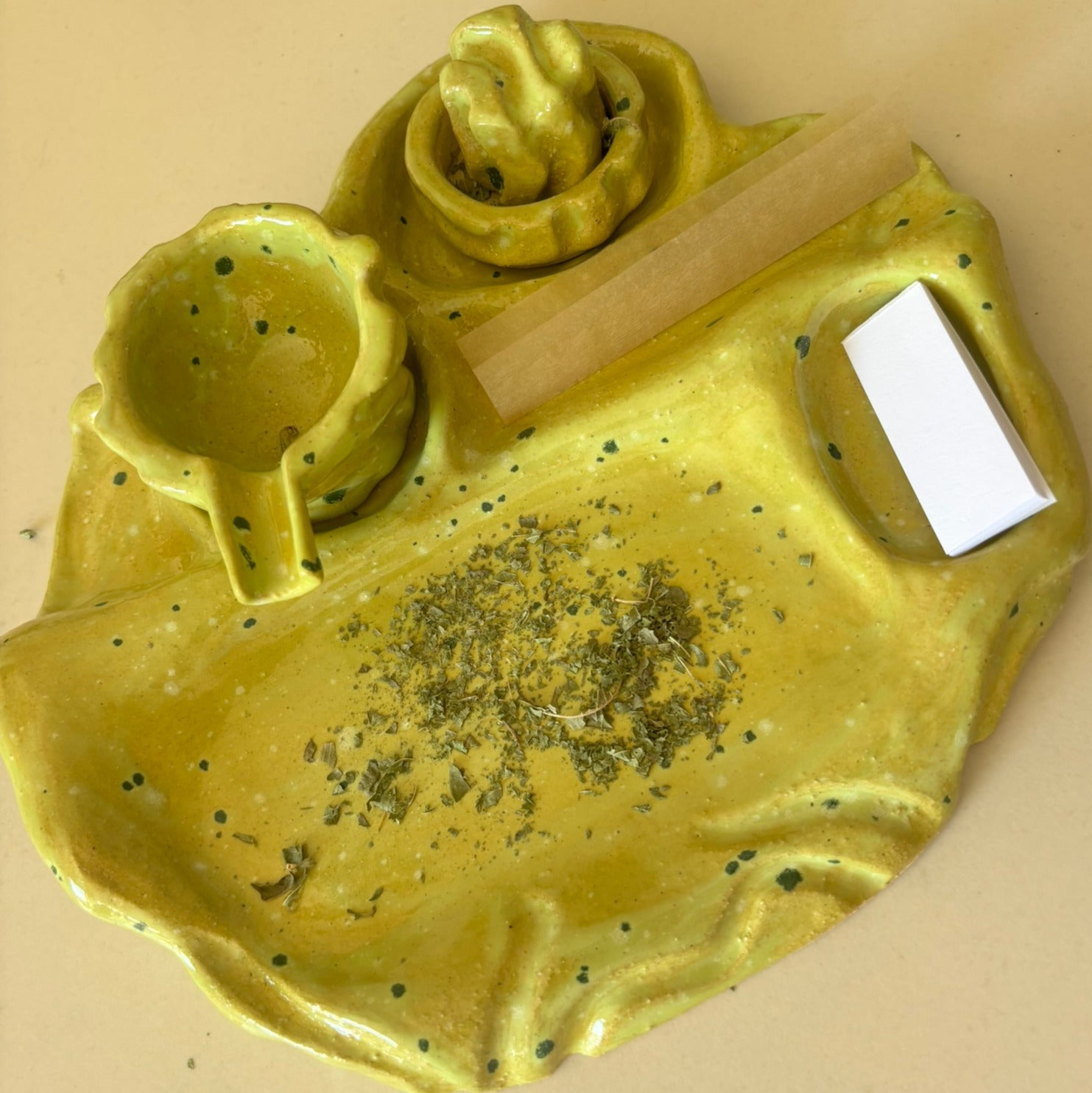 Ceramic Rolling Tray